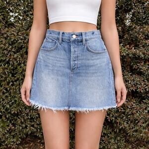 NEW Joe’s Jeans Blue Denim Mini Skirt The Jessica Skirt Women’s 26